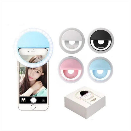 Aro Luz Led Selfie Celular Tablet Pc Linterna Anillo Fotos 4