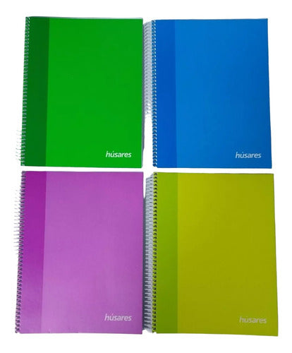 Húsares Notebook 80 Sheets With Spiral 16 X 21 Cm Pack of 8 Units 0