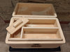 Wooden Sewing Box 35x20x15 Patagonia White 2