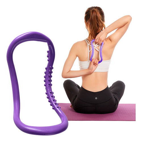 Soft Pilates Yoga Fitness Ring for Stretching Elongation 23