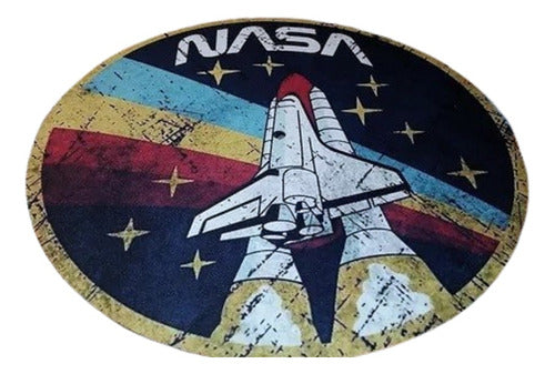 Nasa Cohete Slipmat Paño Bandejas Latex La Mejor Calidad 0