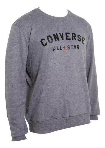 Converse Buzo Algodon Hombre All Star Crew Sin Capucha Prem 1