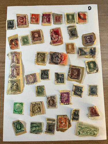 Colección De 40 Sellos Antiguos D 1