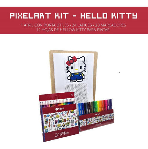 Pixelart Kitty Kit Set Art for Kids 1