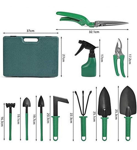 Kit Herramientas Jardineria Escardillo Palas Tijera  Etc. K4 0