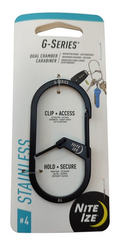 Nite Ize G-Series Stainless Steel #4 Carabiners 0