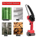 Genérica Mini Portable Wireless Rechargeable Chainsaw 4 - 6 Inch 1