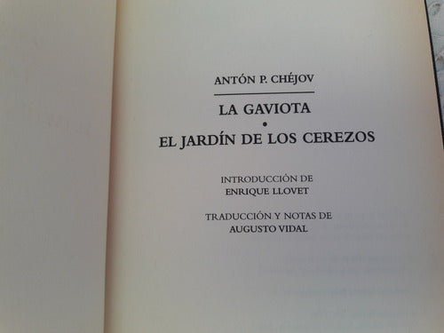 La Gaviota Y El Jardin De Los Cerezos Anton - Chejov Planeta 2