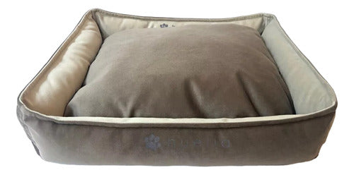 Huella Reversible Dog Basket Bed Size 3 59x55cm 0