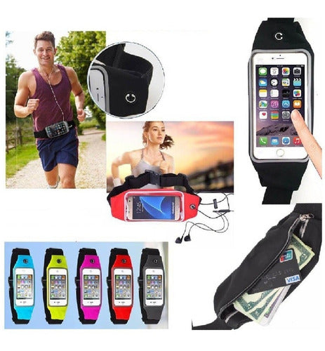 Rinonera Expandable Running Waist Pack for Cell Phone, Keys, and Documents 7