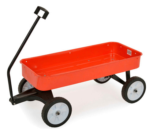 Adeleste Children's Cart with Wheels - Metal Handle Cart 0