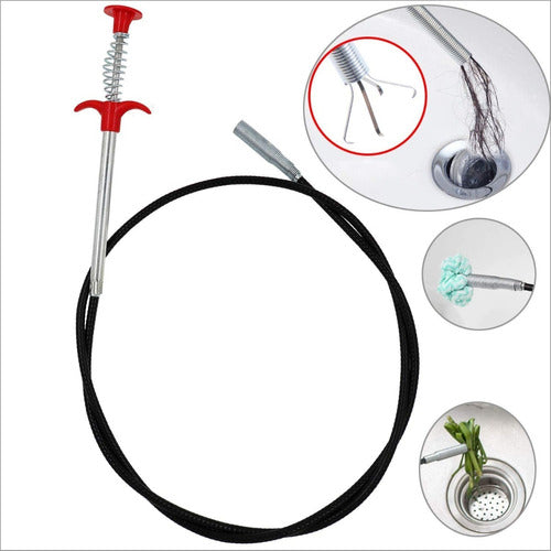 Flexible Nut Fishing Tool 85 cm Long with Claw Hands Grabber 0