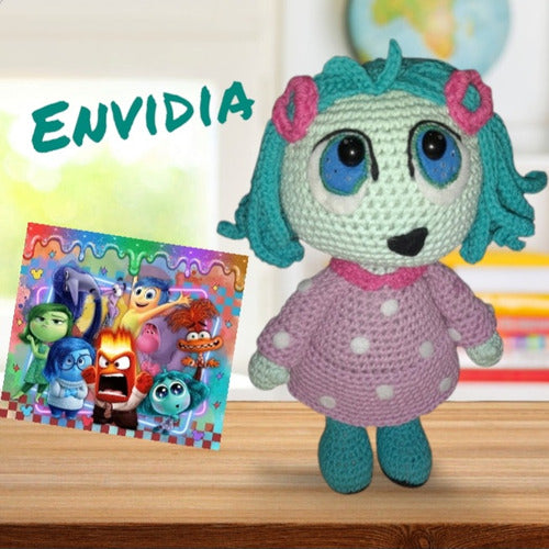 Intensamente 2 Envidia Amigurumi 1