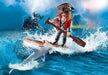 Playmobil Pirate with Rafts and Sharks Figure 70598 2