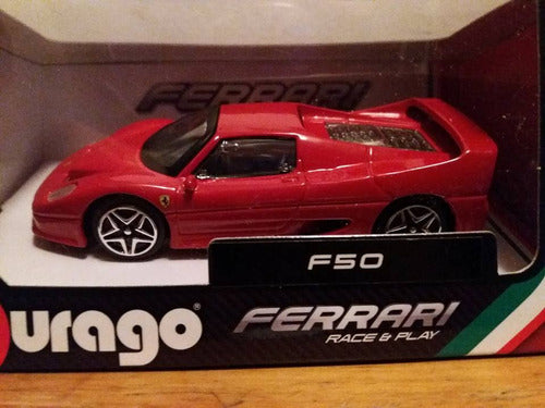 Ferrari F-50 - Burago Scale 1/43 Original Case New 2