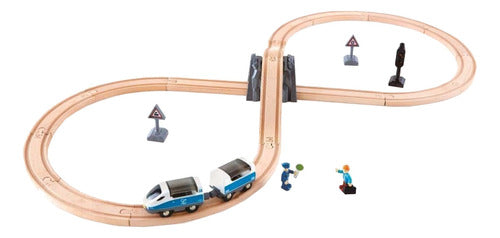 Hape Set Pista De Trenes En Forma 8 1