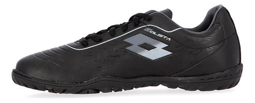 Lotto Solista 1024 TF Men's Soccer Cleats in Black 1