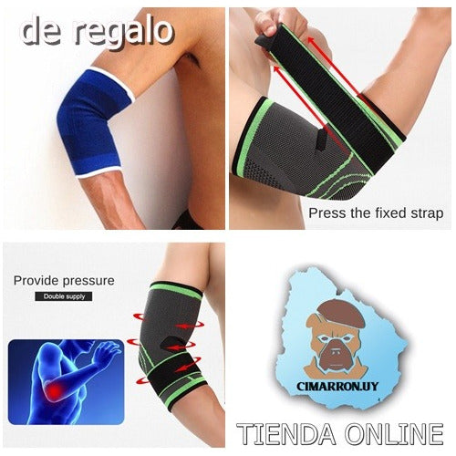 CIMARRON.UY Elbow Support with Velcro - Tendonitis & Muscle Strain Relief + Free Gift 0