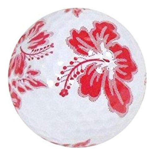 Pelotas De Golf, Nitro Novedad Flower 3 Pack, Rojo 0