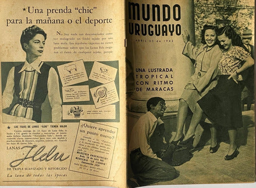 Mundo Uruguayo N°1201 Nacional Venció A Racing  1942 0