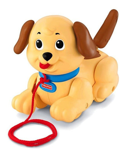 Small Fisher Price Snoopy Dog Pull Along Toy 2