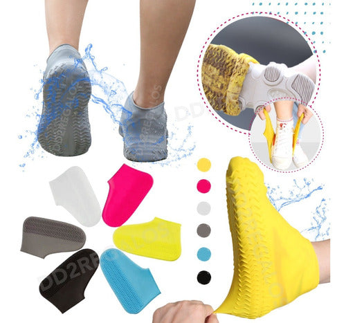 DD2 Waterproof Silicone Shoe Covers for Rain and Aquatic Use 2