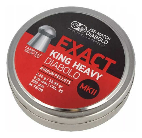 JSB Exact King Heavy .25 Caliber 33.95 Grains 0