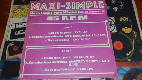 Maxi Simple Difusion Philips 1984 Argentina 0