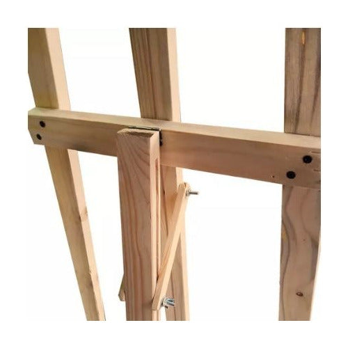 Professional Wooden Easel for Assembly 180cm 2
