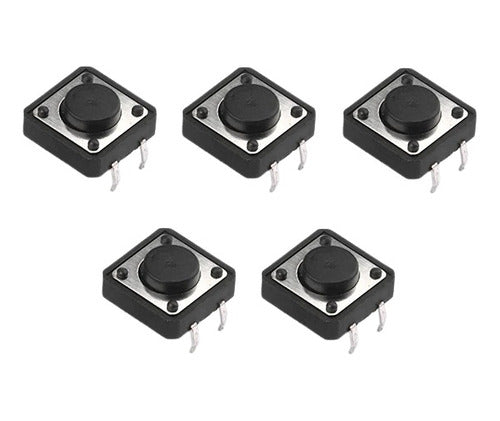 LAB1 TECH Push Button Tact Switch 12x12x5mm Pack of 5 0