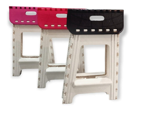 Folding Plastic High Bench Reinforced Colors 3