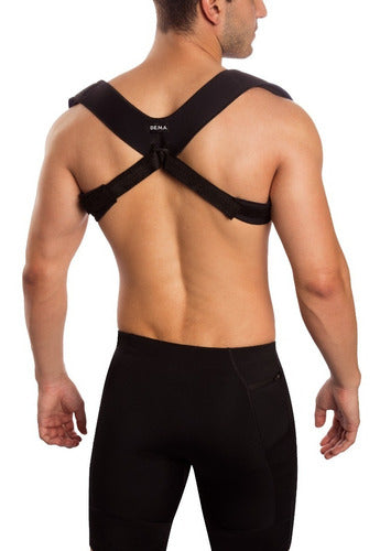 D.E.M.A. Soporte Corrector Postural De Clavícula Espaldera Neoprene 1