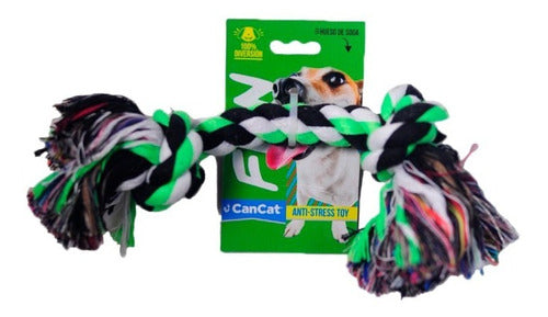 CanCat Multicolor Rope Toy for Dogs - Small Assorted 0