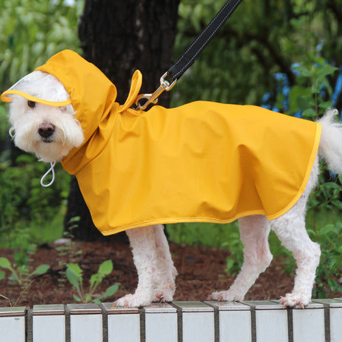 Capa De Chuva Para Cães Poncho Ao Ar Livre Com Capuz, Jaquet 5