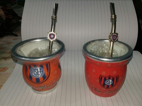 MATE Mate Vidrio San Lorenzo Con Bombilla Resorte 0