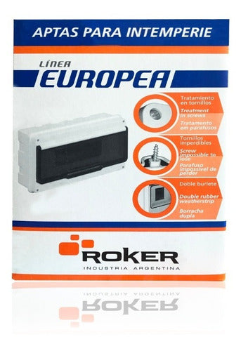 Caja Roker Para Termica 12 Mod. Exterior Europea Ip55 Pre253 0