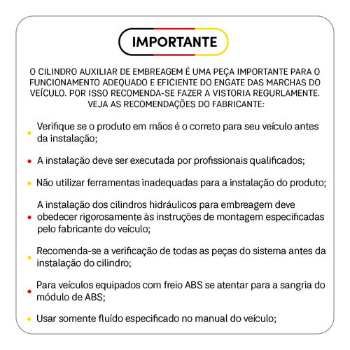 Cilindro Mestre De Embreagem Sandero Logan 1.0 12v 17 À 2025 4