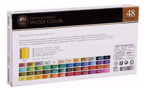 Mungyo Professional Watercolors X 48 + Canson Montval Pad 24 X 32 2