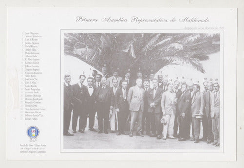 Maldonado Tarjeta Foto Primera Asamblea Representativa 1925 0