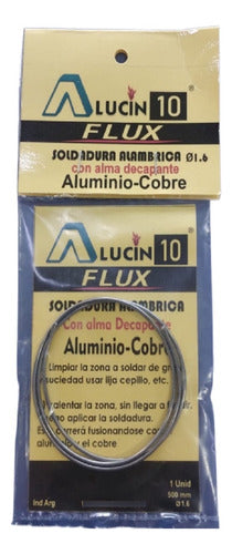 ALUCIN 10 Aluminum-Copper Flux Core Soldering Wire with Fluxing Agent 2