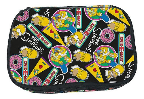 Mooving Trend Large Textile Pencil Case - The Simpsons 0