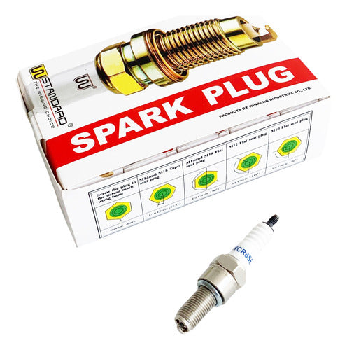 W Standard Spark Plug CR8E for Suzuki EN 125 / GN 125 0