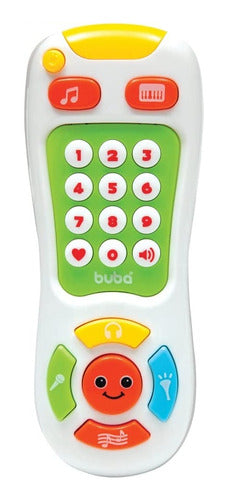 Brinquedo Musical Som E Luzes Controle Remoto Branco Buba 0