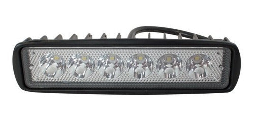 Rectangular LED Headlight with 6 LEDs | LED 3030 | 160 x 46 x 35mm 0