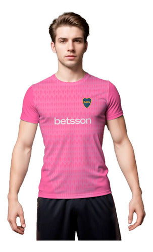 Boca Juniors Chiquito Romero Pink T-shirt Kingz Fut093 0