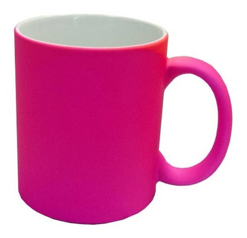 Eugenia Repostería y Mas Taza Personalizada O Jarro Flúor Fucsia 0