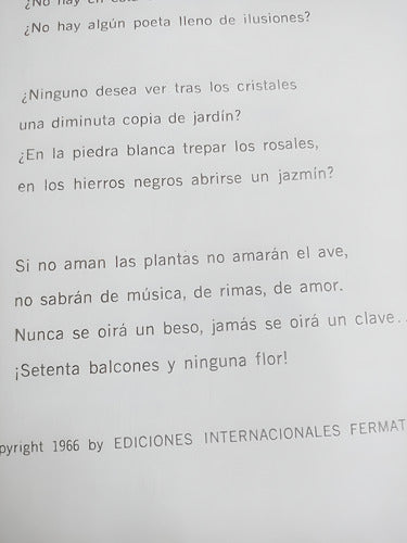 Lámina Tango  Setenta Balcones & Ninguna Flor , Arte & Letra 6