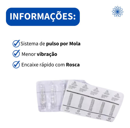 10 Agulha Encaixe Fácil Cartucho 0,3mm 1rl Easy Click Anvisa 1