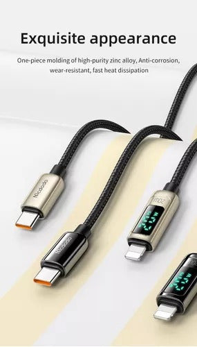 Mcdodo Digital USB Cable Type C to Lightning 20W CA-8810 4