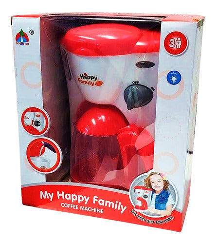 My Happy Family Toy Coffee Maker with Light and Sound D125 2